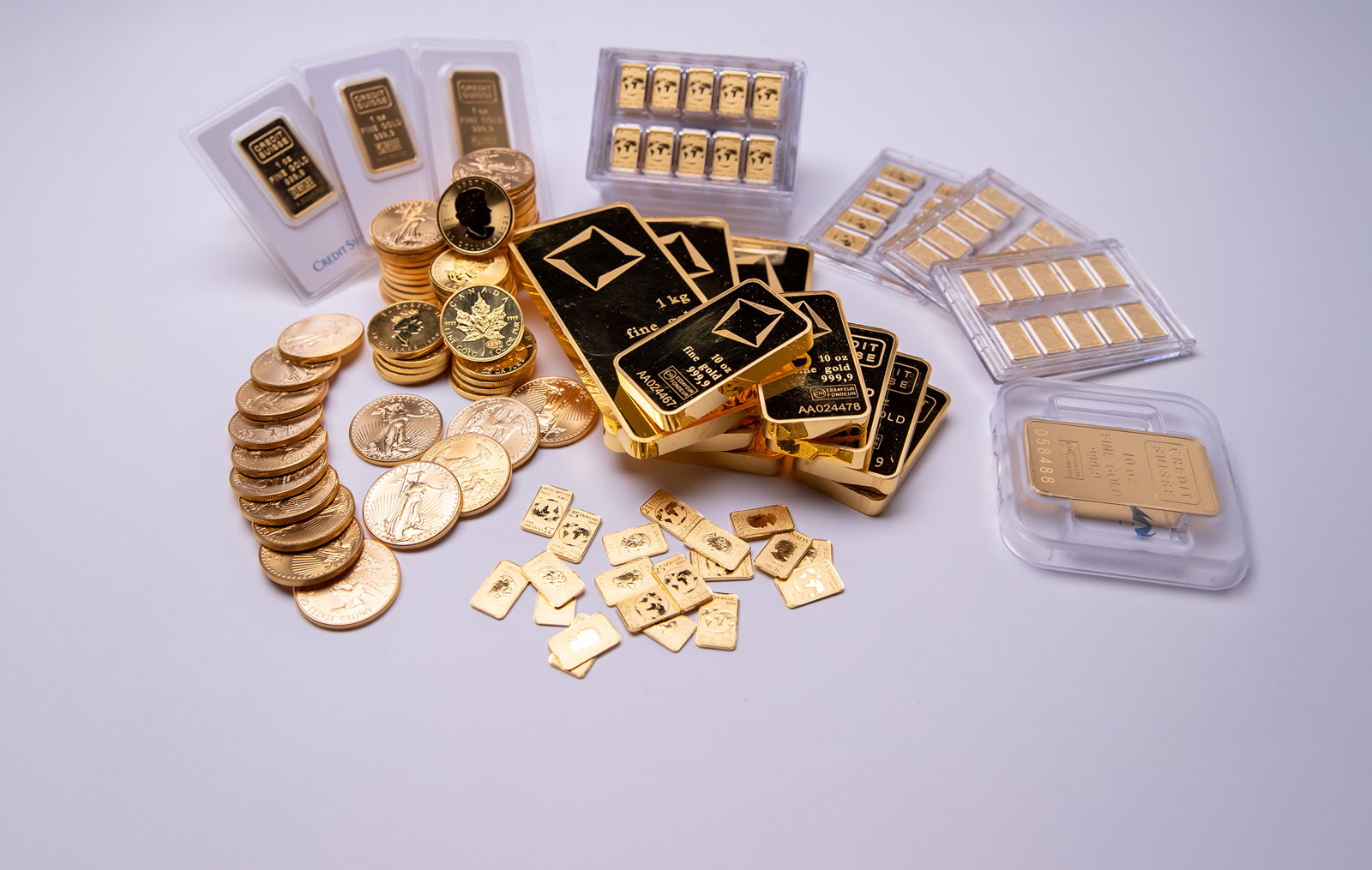 IRA eligible precious metals: gold, silver, platinum, and palladium meeting IRS fineness requirements